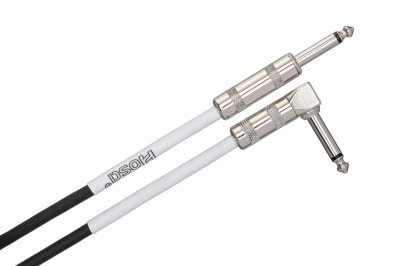 Hosa GTR-220R Guitar Cable, Hosa Straight to Right-angle, 20 ft