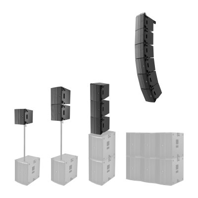 SOUNDVISION FLEXY M – 62LA / Active Line Array with 2 Way Active Vented Design