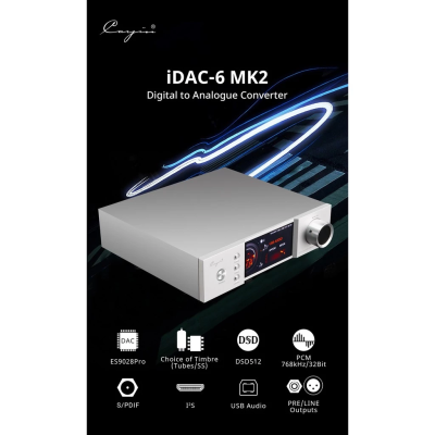 Cayin iDAC-6MK2 DAC หลอดแก้วสุญญากาศ