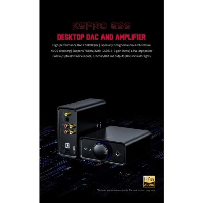 FiiO K5 Pro ESS DAC/Amp ตั้งโต๊ะชิป ESS ES9038Q2M
