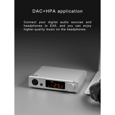 Topping EX5 DAC&AMP ตั้งโต๊ะรองรับ MQA