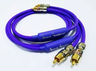 Black Rhodium Calypso RCA to RCA 1M - สายสัญญาณ