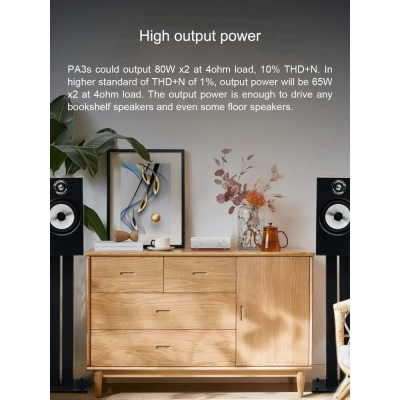 Topping PA3S Amp ตั้งโต๊ะ Merus Class D