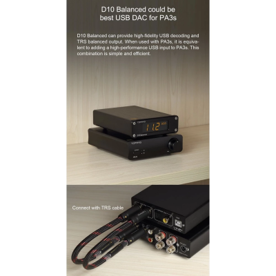 Topping PA3S Amp ตั้งโต๊ะ Merus Class D