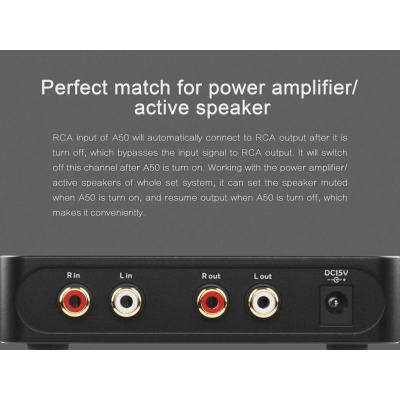 Topping A50 แอมป์หูฟังตั้งโต๊ะกำลังขับสูง