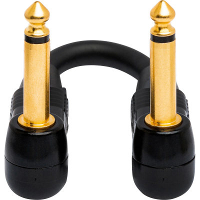 Hosa CGK-001.5RR Edge Guitar Patch Cable , Neutrik Right-angle to Same, 18 in