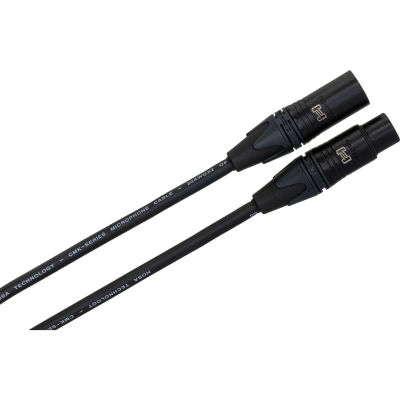 Hosa CMK-025AU Edge Microphone Cable, Neutrik XLR3F to XLR3M, 25 ft