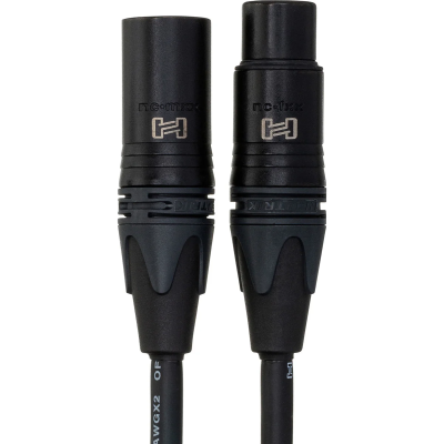Hosa CMK-025AU Edge Microphone Cable, Neutrik XLR3F to XLR3M, 25 ft