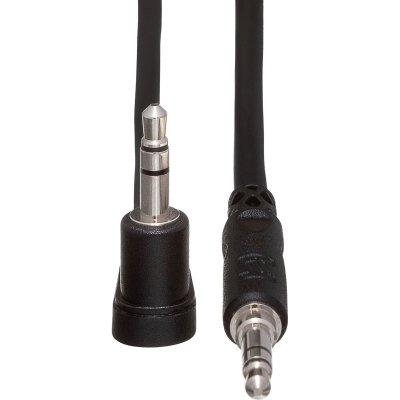 Hosa CMM-103R Stereo Interconnect, 3.5 mm TRS to Right-angle 3.5 mm TRS RA 3