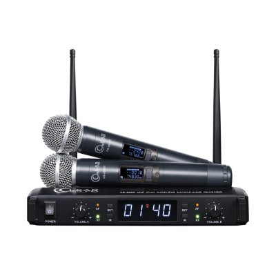 Clearsound CS-500 / UHF Dual Handheld Wireless Microphone