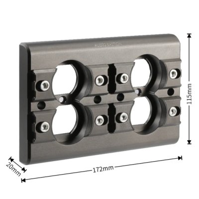 Audio Bastion ATLAS POWER SOCKET อุปกรณ์รับหัวปลั๊กไฟ  Socket (aluminum alloy) | Wall Plug Panel Fixed Line Clip