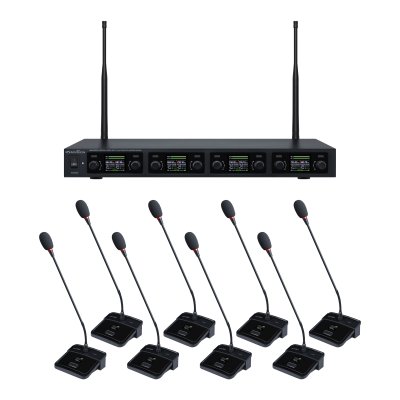 SOUNDVISION DWC-800 / 8 CH DIGITAL WIRELESS CONFERENCE MICROPHONE SYSTEM
