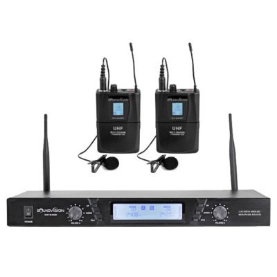 SOUNDVISION DW-240D/BT (LV) ชุดไมค์ลอยดิจิตอล หนีบปกเสื้อ แบบ 2.4GHz