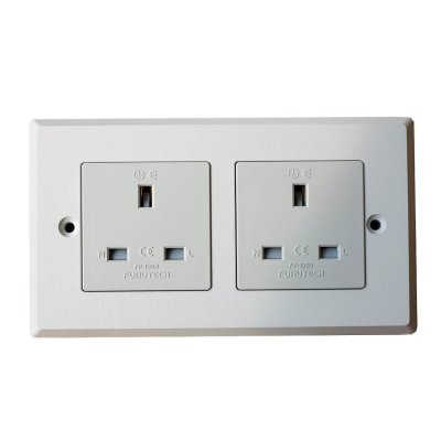 FURUTECH FP-1363-D(G) - High Performance Duplex UK Mains Wall Sockets
