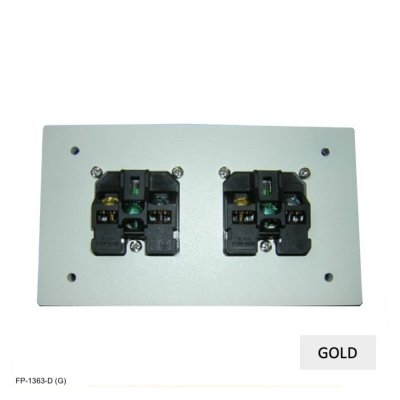 FURUTECH FP-1363-D(G) - High Performance Duplex UK Mains Wall Sockets