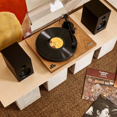 Turntable DUKE & ROY ชุดเครื่องเล่นแผ่นเสียงสเตอริโอ Hi-Fi