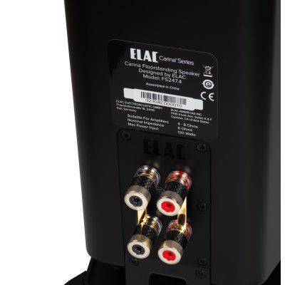 Elac Carina FS-247.4 (Satin Black)- Floor Standing Speakers