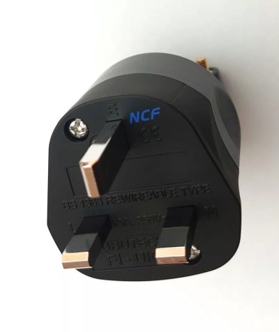 FURUTECH FI-UK1363 NCF (R) - High End Performance BS-1363 Connector