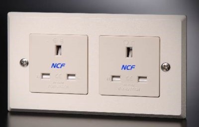 FURUTECH FP-1363-D(NCF)(R) - High Performance Duplex UK Mains Wall Sockets