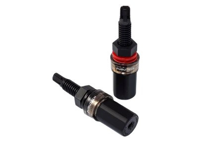 FURUTECH FT-865(R) - High End Performance, Low Mass, One Piece Binding Post, Rhodium-Plated(2pcs/set)