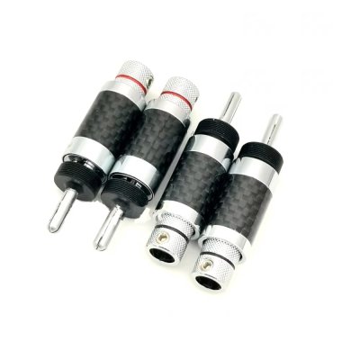 FURUTECH CF-202(R) - Carbon Fiber Series Banana Connector (2 pcs./set)
