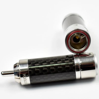 FURUTECH CF-102(R) - Carbon Fiber Series RCA Connector (2 Pcs/Set)