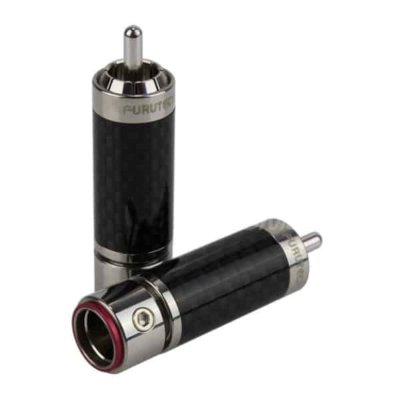 FURUTECH CF-102(R) - Carbon Fiber Series RCA Connector (2 Pcs/Set)