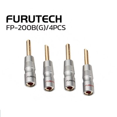 FURUTECH FP-200B(G) - High Performance Audio Banana Connectors (4 pcs./set)