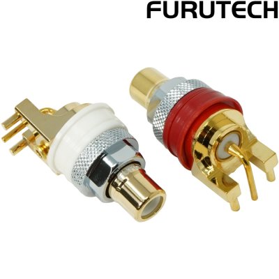 FURUTECH FP-908(G) - High End Performance PCB mount RCA Socket (2 pcs/set)