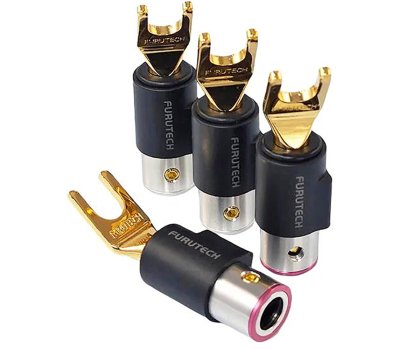 FURUTECH FT-211(G) -High End Performance Spade Connector (4 pcs./set)
