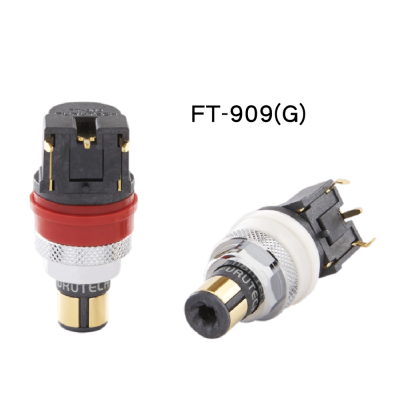 FURUTECH FT-909(G) - High End Performance RCA sockets for PCB (2 pcs/set)