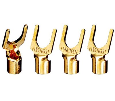 FURUTECH FP-203(G) - High Performance Audio Spade Terminals (4 pcs./set)