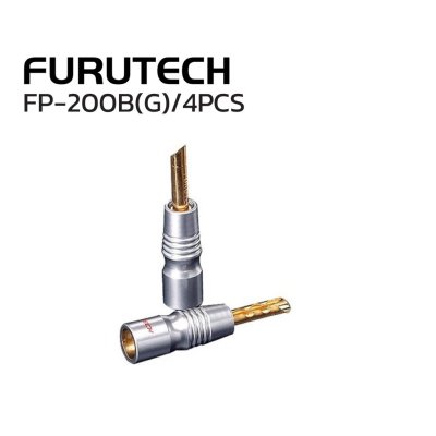 FURUTECH FP-200B(G) - High Performance Audio Banana Connectors (4 pcs./set)