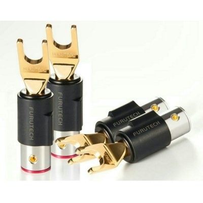 FURUTECH FT-211(G) -High End Performance Spade Connector (4 pcs./set)