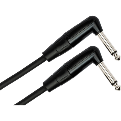 Hosa EGTR-000.5RR Elite Guitar Patch Cable, Neutrik Right-angle to Same, 6 in