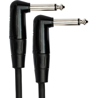 Hosa EGTR-000.5RR Elite Guitar Patch Cable, Neutrik Right-angle to Same, 6 in