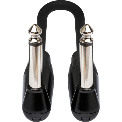 Hosa EGTR-000.5RR Elite Guitar Patch Cable, Neutrik Right-angle to Same, 6 in