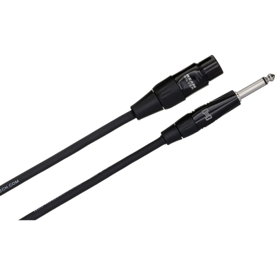 Hosa HMIC-010HZ Pro Microphone Cable, REAN XLR3F to 1/4 in TS, 10 ft