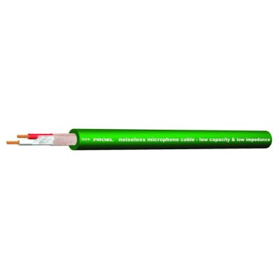 PROEL HPC210GN / 100M. ทำจากทองแดงแท้ หุ้มด้วย PVC ความยาว 100 เมตร