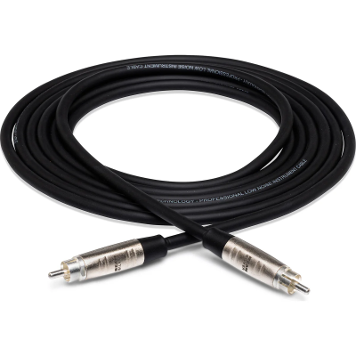 Hosa HRR-003 Pro Unbalanced Interconnect, REAN RCA to Same, 3 ft
