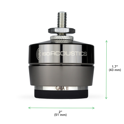 ISO Acoustics GAIA Series Isolation Feet for Speakers & Subwoofers  (Set4)