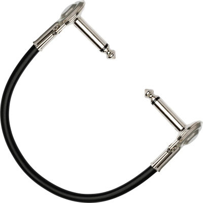 Hosa IRG-100.5 Guitar Patch Cable, Low-profile Right-angle to Same, 6 in