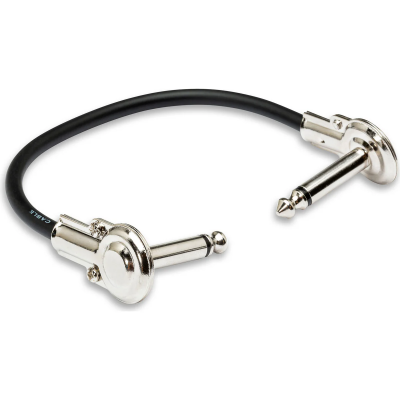 Hosa IRG-100.5 Guitar Patch Cable, Low-profile Right-angle to Same, 6 in