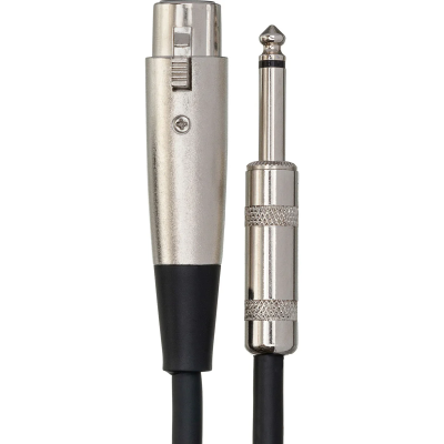 Hosa MCH-125 Microphone Cable, Hosa XLR3F to 1/4 in TS, 25 ft