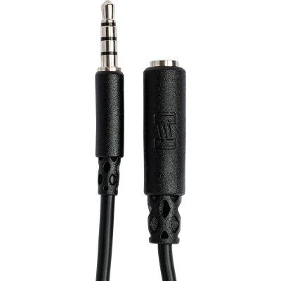 Hosa MHE-158 Headphone Adaptor, 3.5 mm TRRS to Slim 3.5 mm TRRS