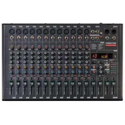 FONESTAR MIX-12PRO มิกเซอร์อนาล็อก 12 ช่องไมค์ มี Bluetooth FONESTAR MIX-12PRO มิกเซอร์อนาล็อก 12 ช่องไมค์ มี Bluetooth