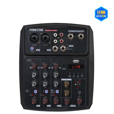 FONESTAR MIX-4LIVE มิกเซอร์อนาล็อก ช่องเสียบไมค์ 2 ช่อง FONESTAR MIX-4LIVE มิกเซอร์อนาล็อก ช่องเสียบไมค์ 2 ช่อง