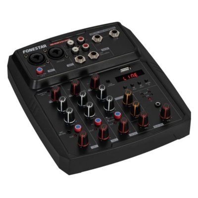 FONESTAR MIX-4LIVE มิกเซอร์อนาล็อก ช่องเสียบไมค์ 2 ช่อง FONESTAR MIX-4LIVE มิกเซอร์อนาล็อก ช่องเสียบไมค์ 2 ช่อง