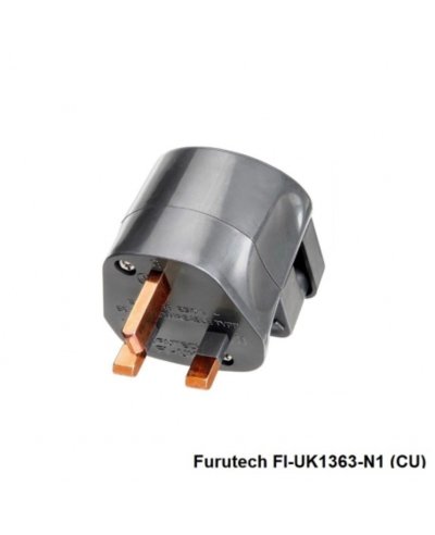 FURUTECH FI-UK1363-N1(Cu) - High Performance Angled Mains Plug for UK & Ireland