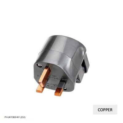 FURUTECH FI-UK1363-N1(Cu) - High Performance Angled Mains Plug for UK & Ireland